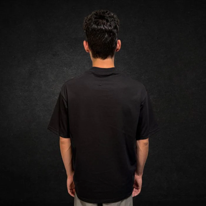 PLAYERA SEMI OVERSIZE 255G NEGRO - Image 3
