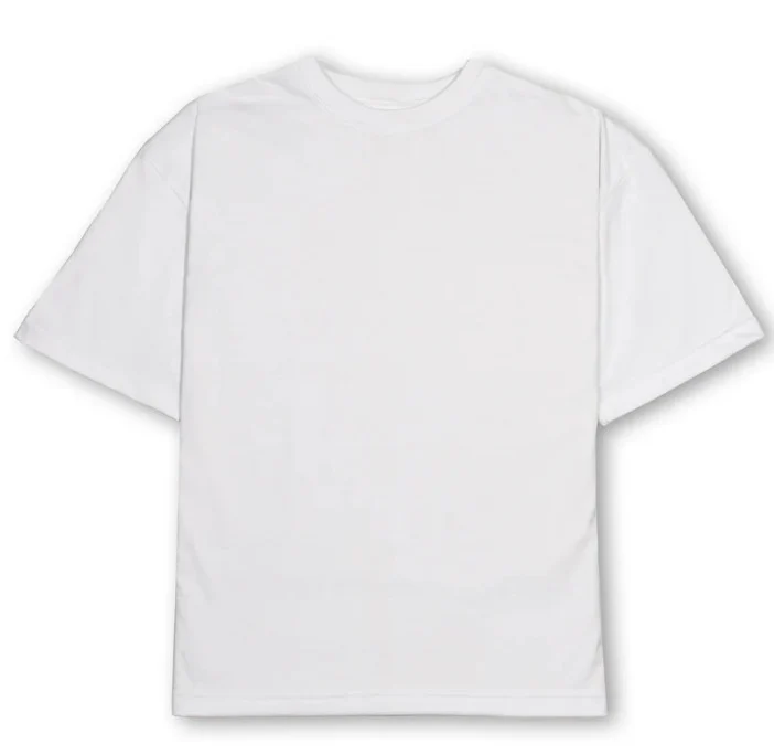PLAYERA OVERSIZE DE 240G BLANCO - Image 4