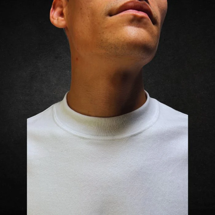 PLAYERA SEMI OVERSIZE 250G BLANCO - Image 3