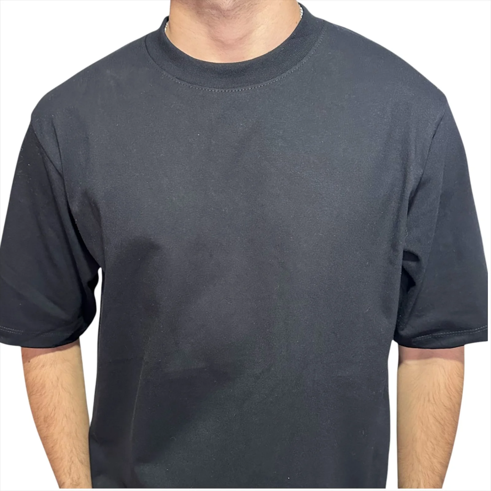 PLAYERA SEMI OVERSIZE 300G IMPORTADA GRIS - Image 5
