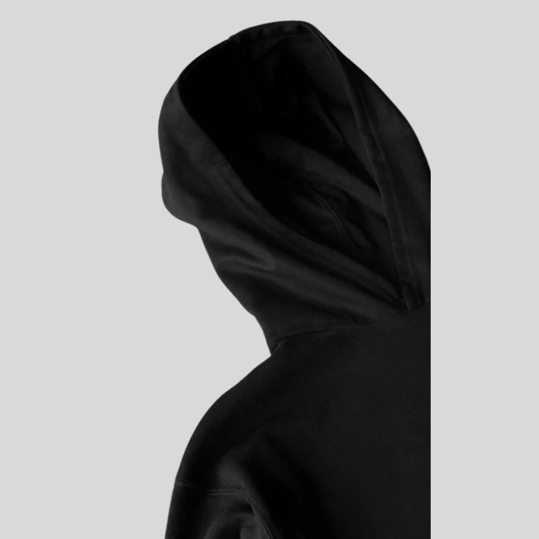 SUDADERA OVERSIZE 420G NEGRA - Image 4