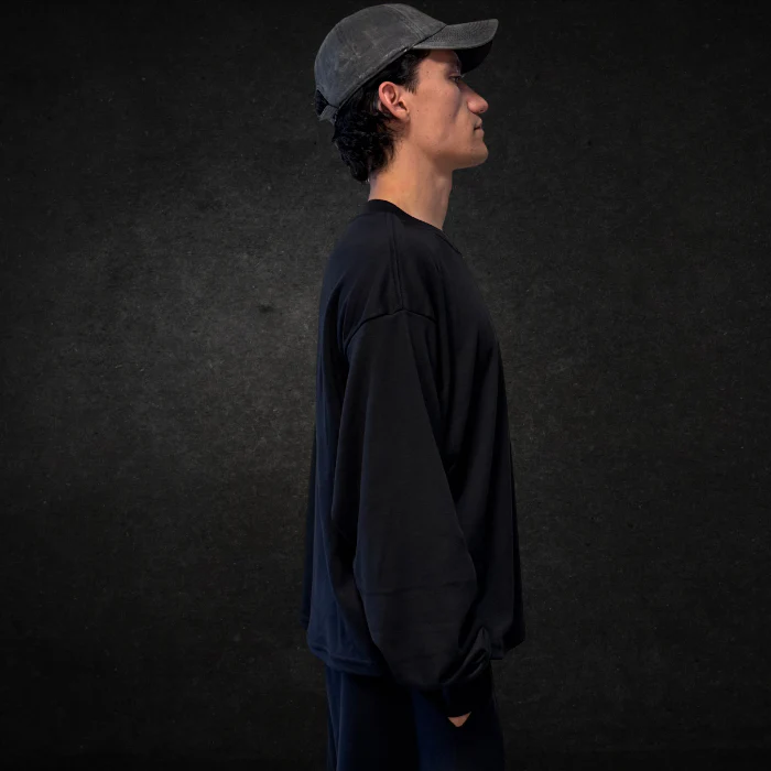 CREWNECK OVERSIZE FRENCH TERRY - Image 3
