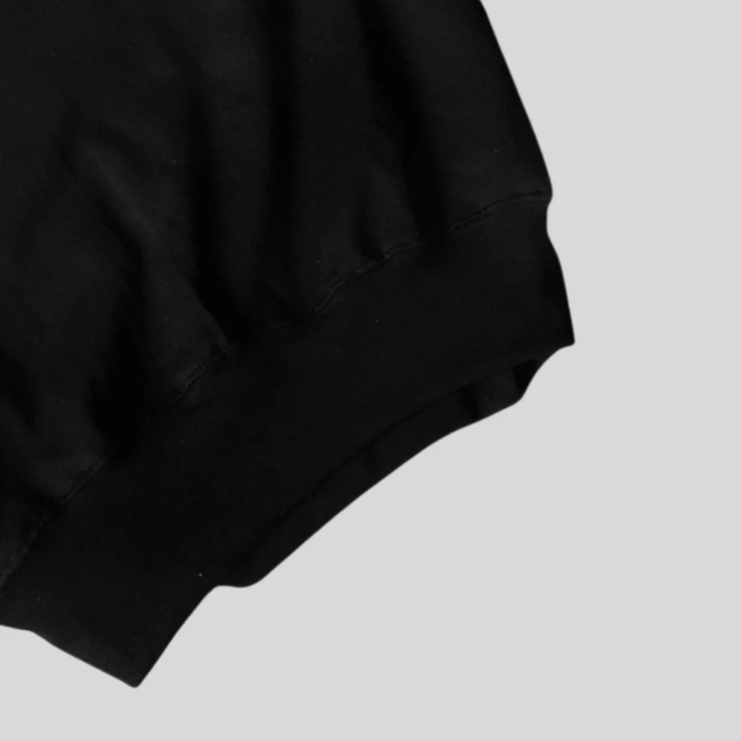 SUDADERA OVERSIZE 420G NEGRA - Image 5